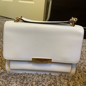 Michael Kors white cross body bag